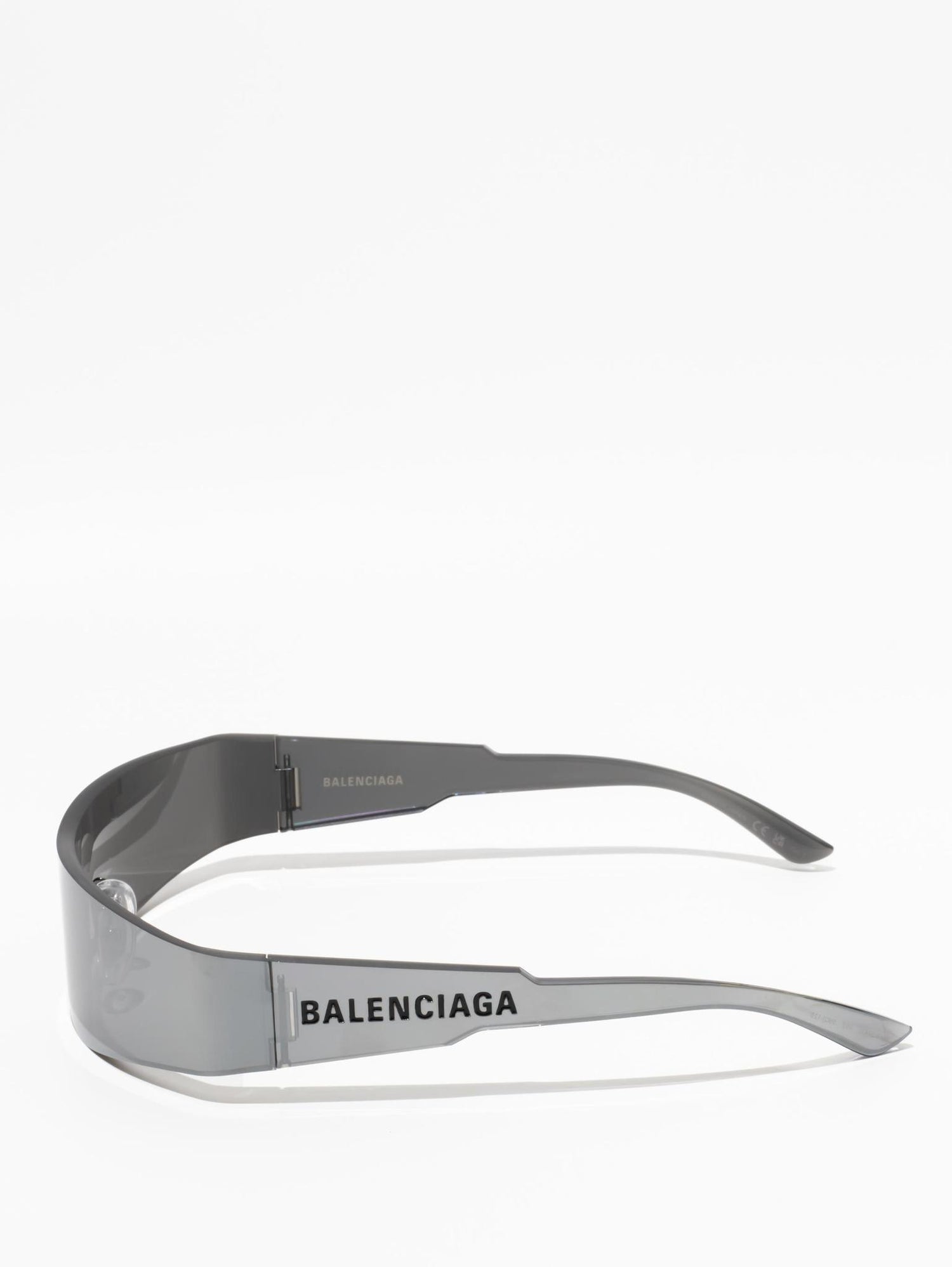 Balenciaga Mono Rectangle Sunglasses Silver