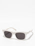 Balenciaga Rectangle Sunglasses Ivory