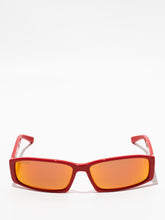 Balenciaga Rectangle Sunglasses Red