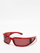 Balenciaga Rectangle Sunglasses Red