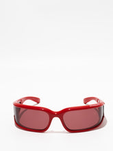 Balenciaga Rectangle Sunglasses Red