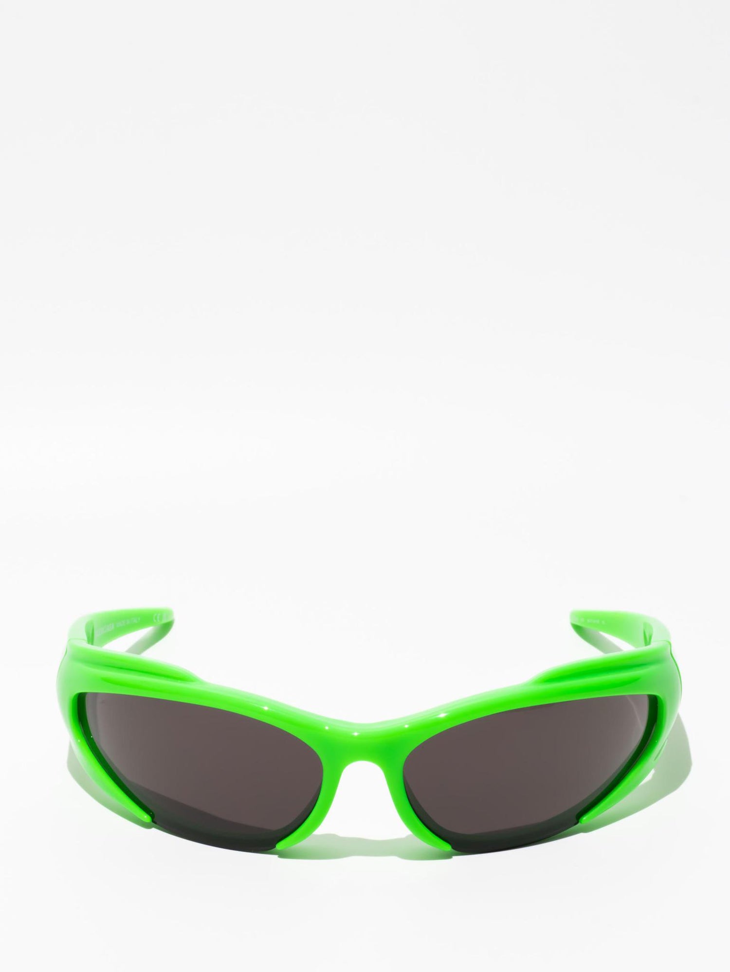 Balenciaga Reverse Xpander 2.0 Rectangle Sunglasses Green