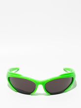 Balenciaga Reverse Xpander 2.0 Rectangle Sunglasses Green