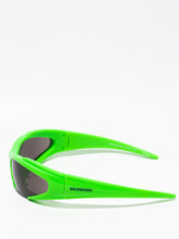 Balenciaga Reverse Xpander 2.0 Rectangle Sunglasses Green