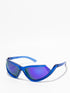 Balenciaga Side Xpander Cat Sunglasses Blue