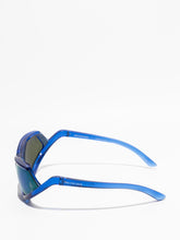 Balenciaga SideXpander Cat Sunglasses Blue