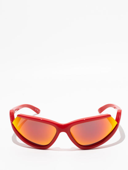 Balenciaga Side Xpander Cat Sunglasses Red