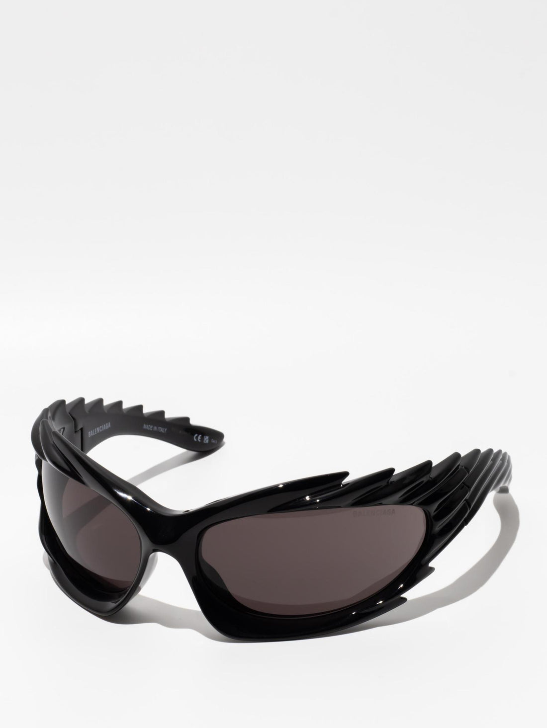 Balenciaga Spike Rectangle Sunglasses Black