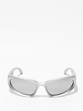 Balenciaga Swift Oval Sunglasses Silver