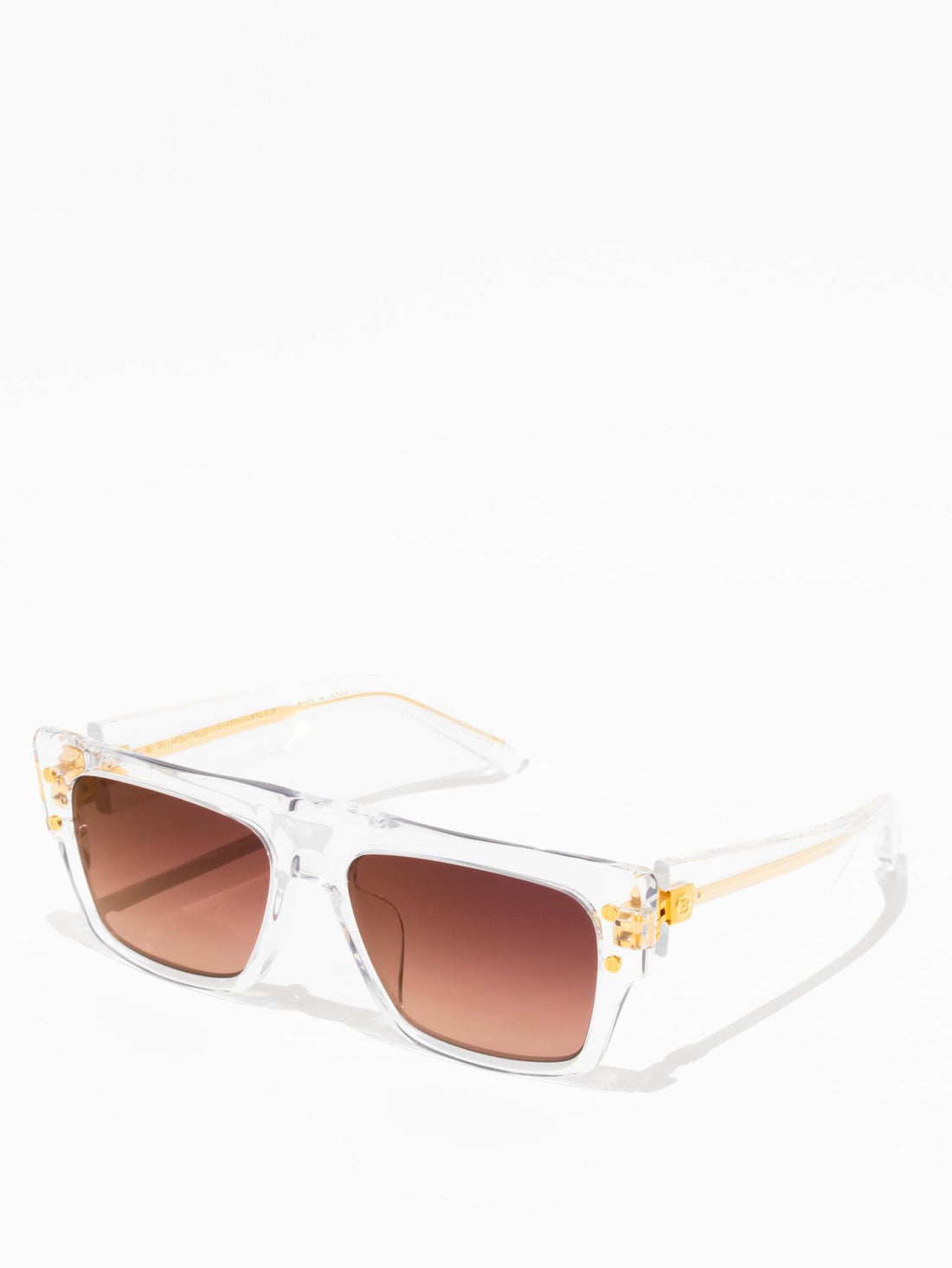 Balmain B-III Sunglasses Clear/Gold