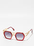 CAZAL | 677 002 Red/Gold Sunglasses