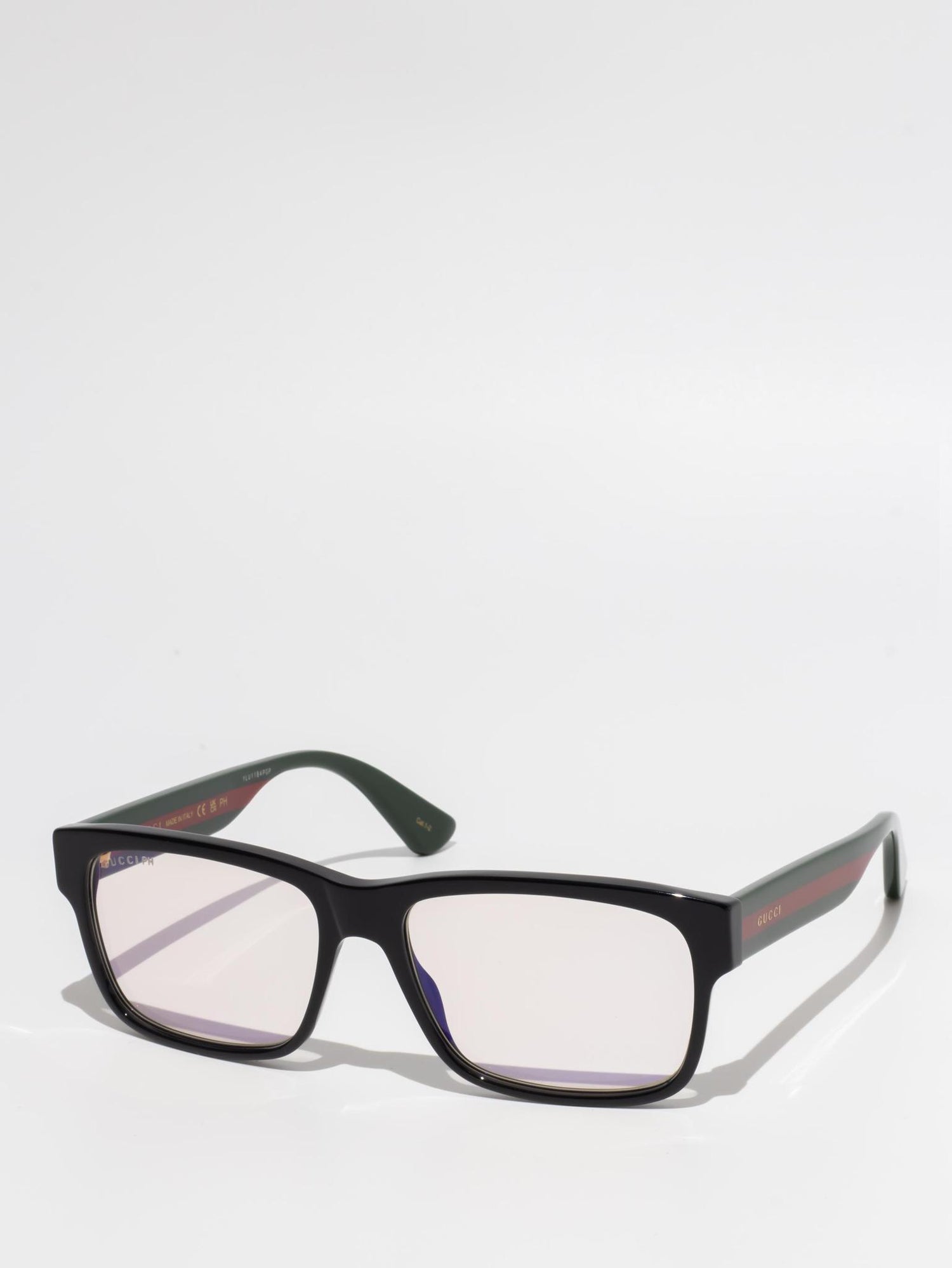GUCCI | GG0340S 011 | BLACK GREEN | BLUE &amp; BEYOND SUNGLASSES