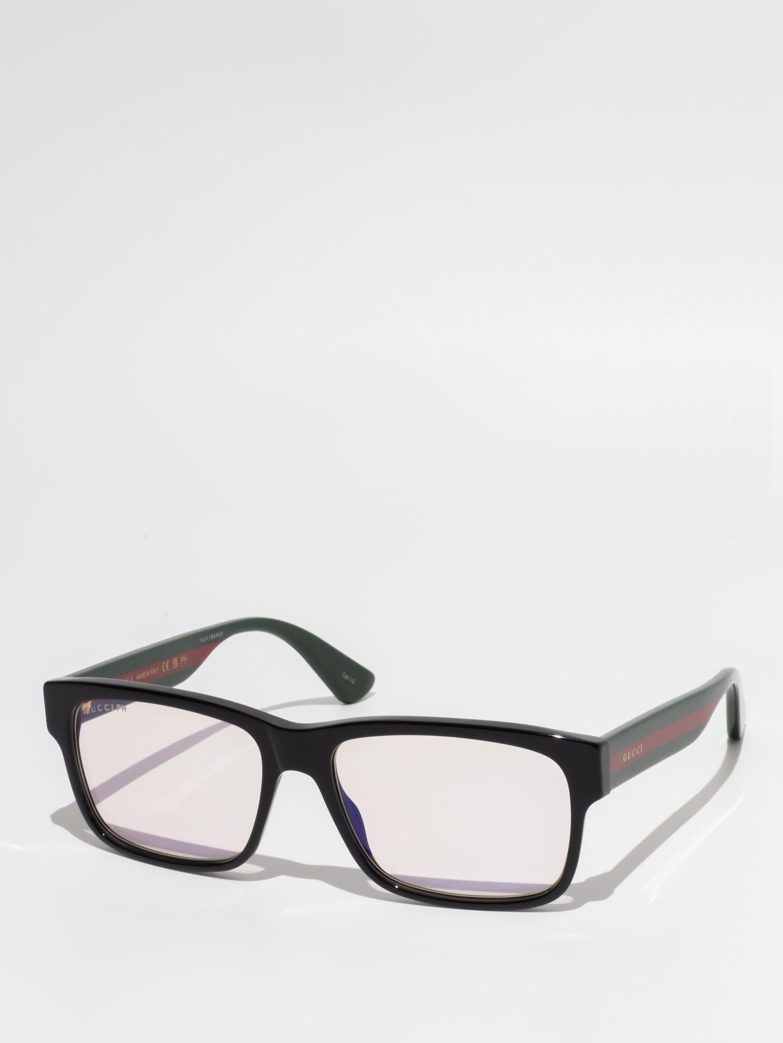 GUCCI | GG0340S 011 | BLACK GREEN | BLUE &amp; BEYOND SUNGLASSES