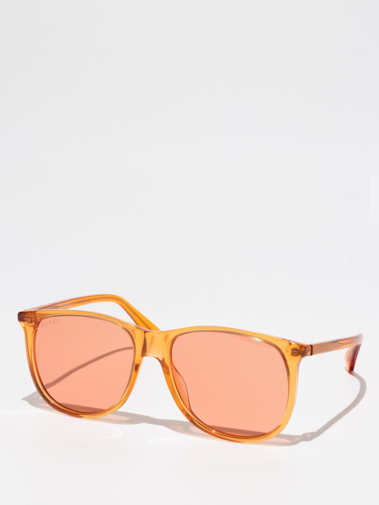 Gucci GG0263S 005 Orange Sunglasses