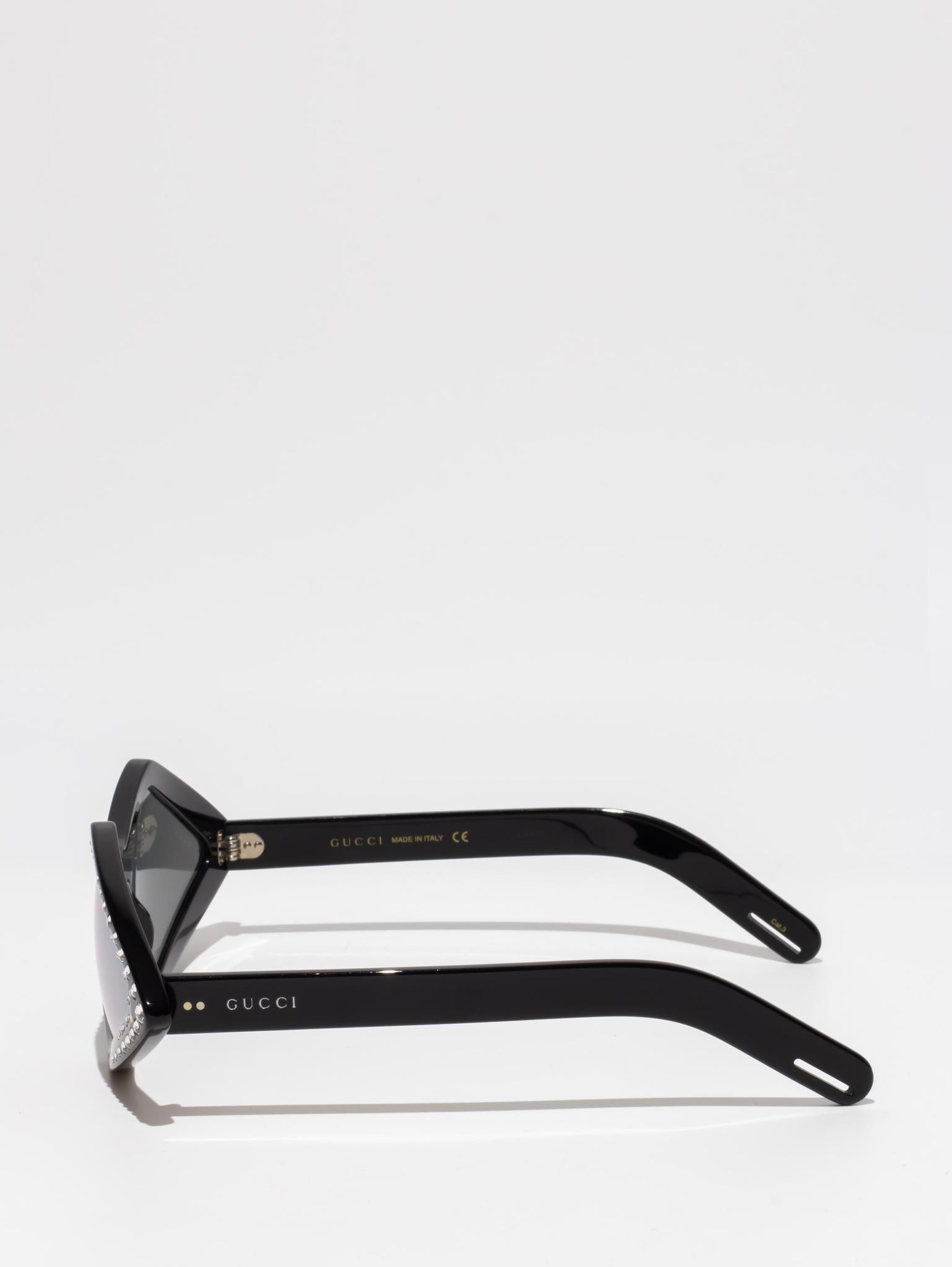 Gucci  GG0496S 004 Black Hollywood Forever Sunglasses