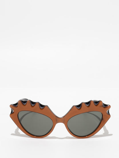 Gucci GG0781S 001 Black/Orange Sunglasses