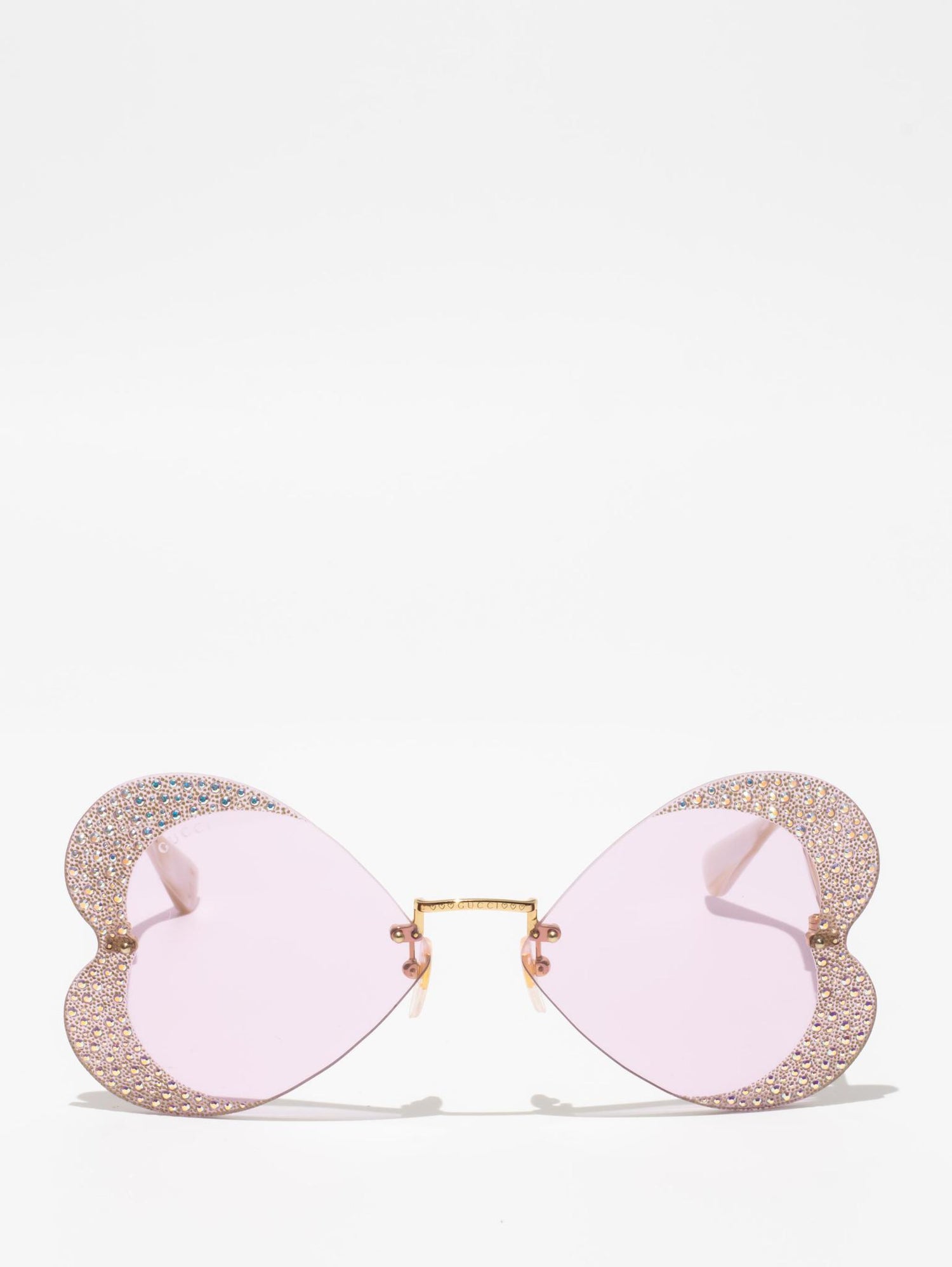 Gucci GG0897S 001 Gold/Pink Hollywood Forever Sunglasses