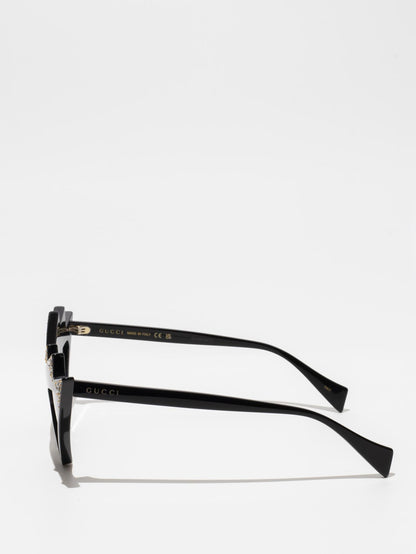 Gucci GG1371S 003 Black Hollywood Forever Sunglasses
