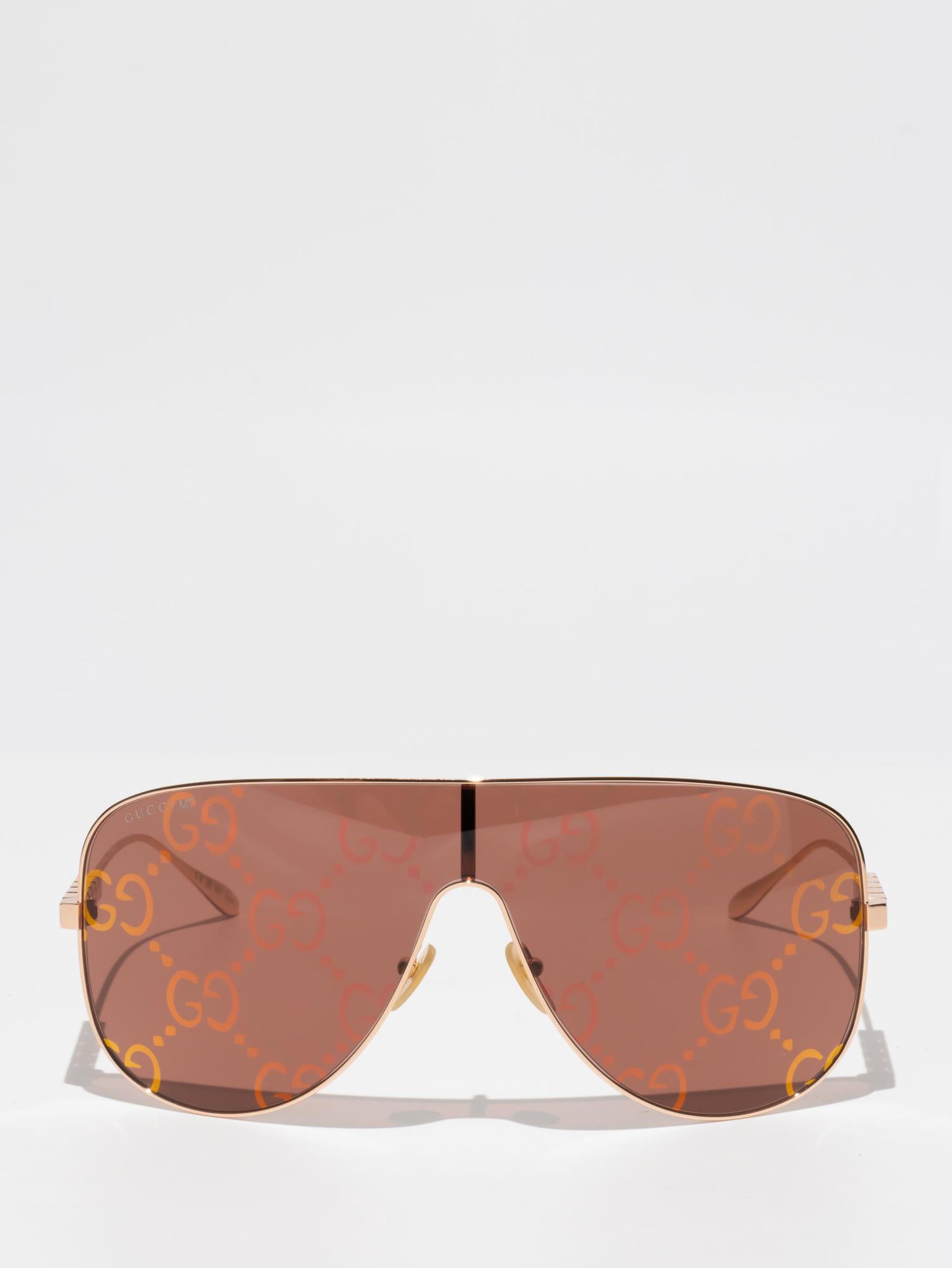 Gucci GG1436S 003 Rose Gold Sunglasses