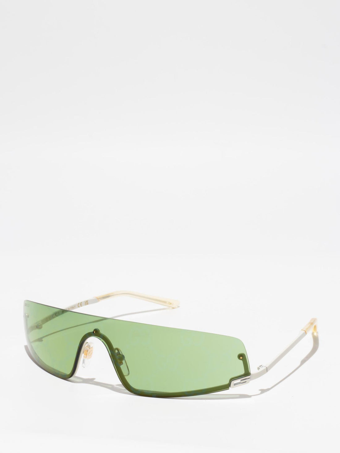 Gucci GG1561S 003 Ivory/Green Sunglasses