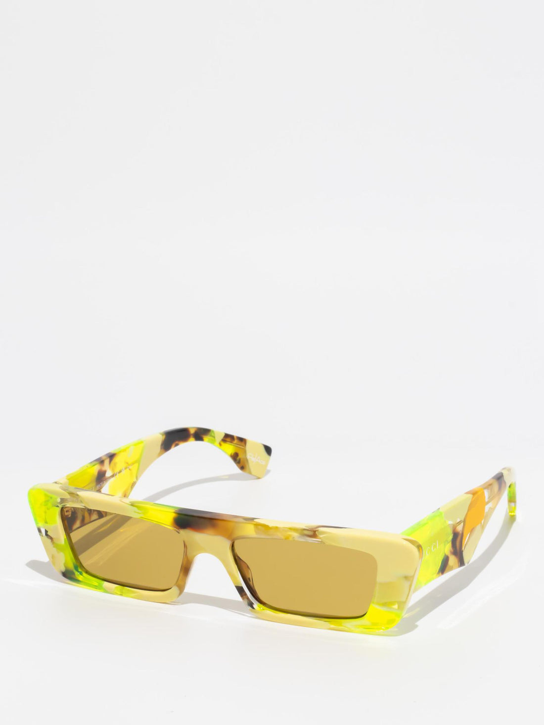 Gucci GG1625S 001 Yellow Sunglasses