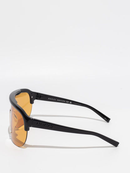 Gucci GG1645S 005 Black/Orange Sunglasses