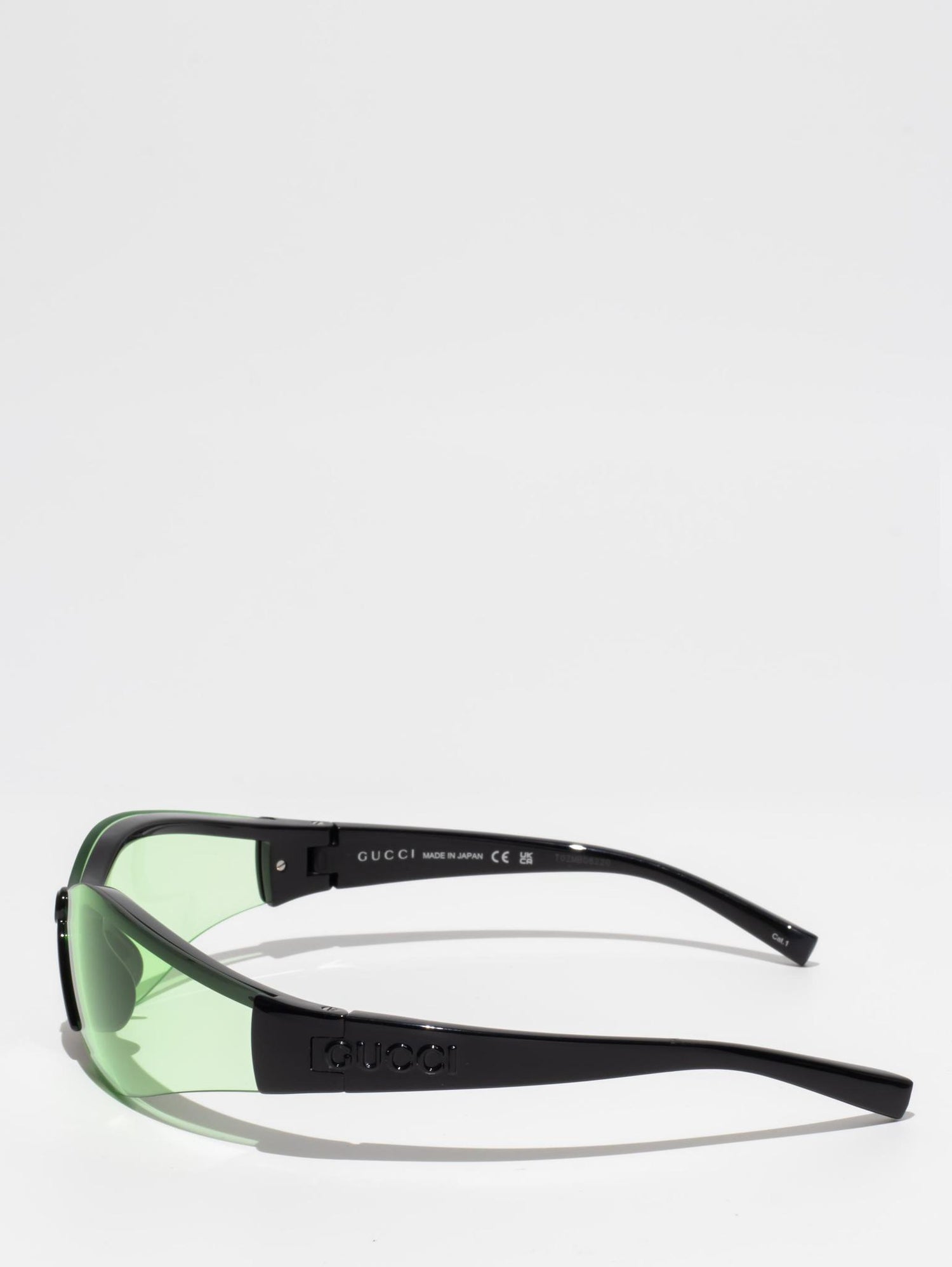 Gucci GG1651S 005 Black/Green Sunglasses