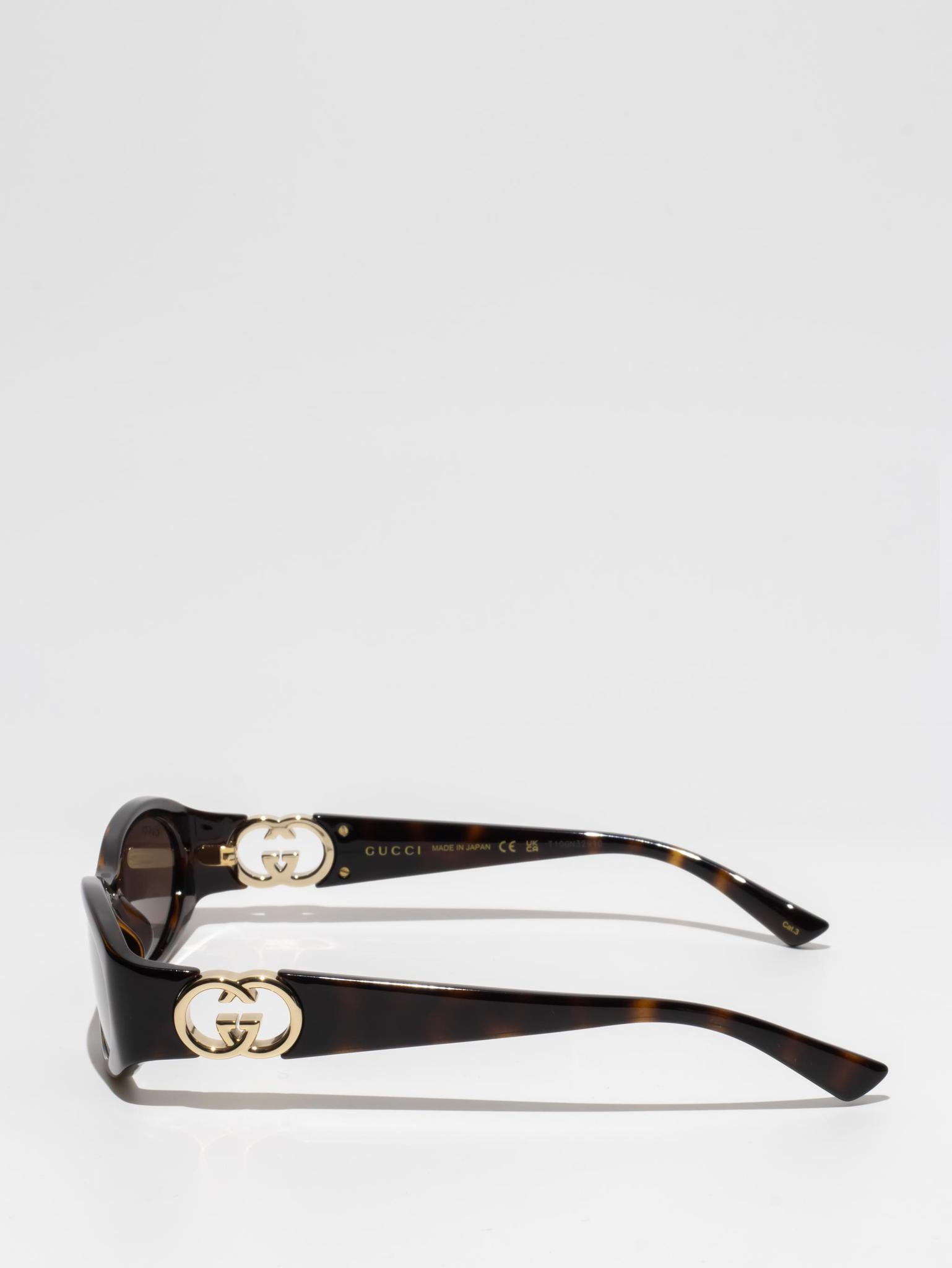 Gucci GG1660S 002 Tortoise Sunglasses