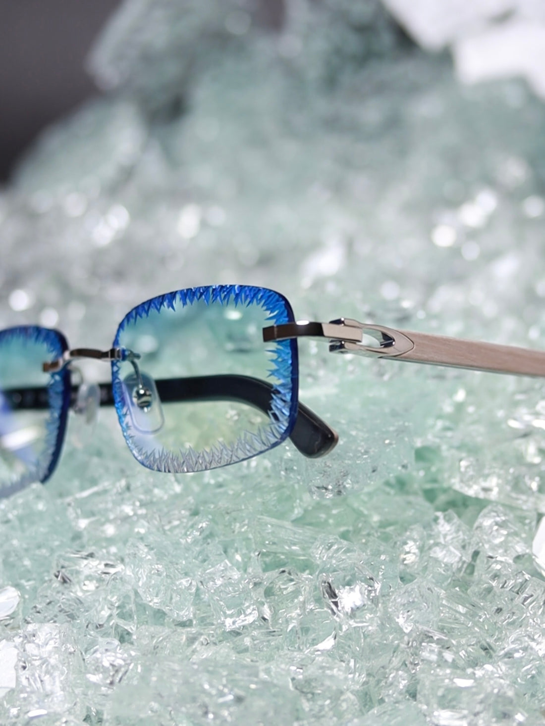 CARTIER C DECOR CREAM WOODS - CT0453O 009 - CUSTOMIZED BY HALL OF FRAMES