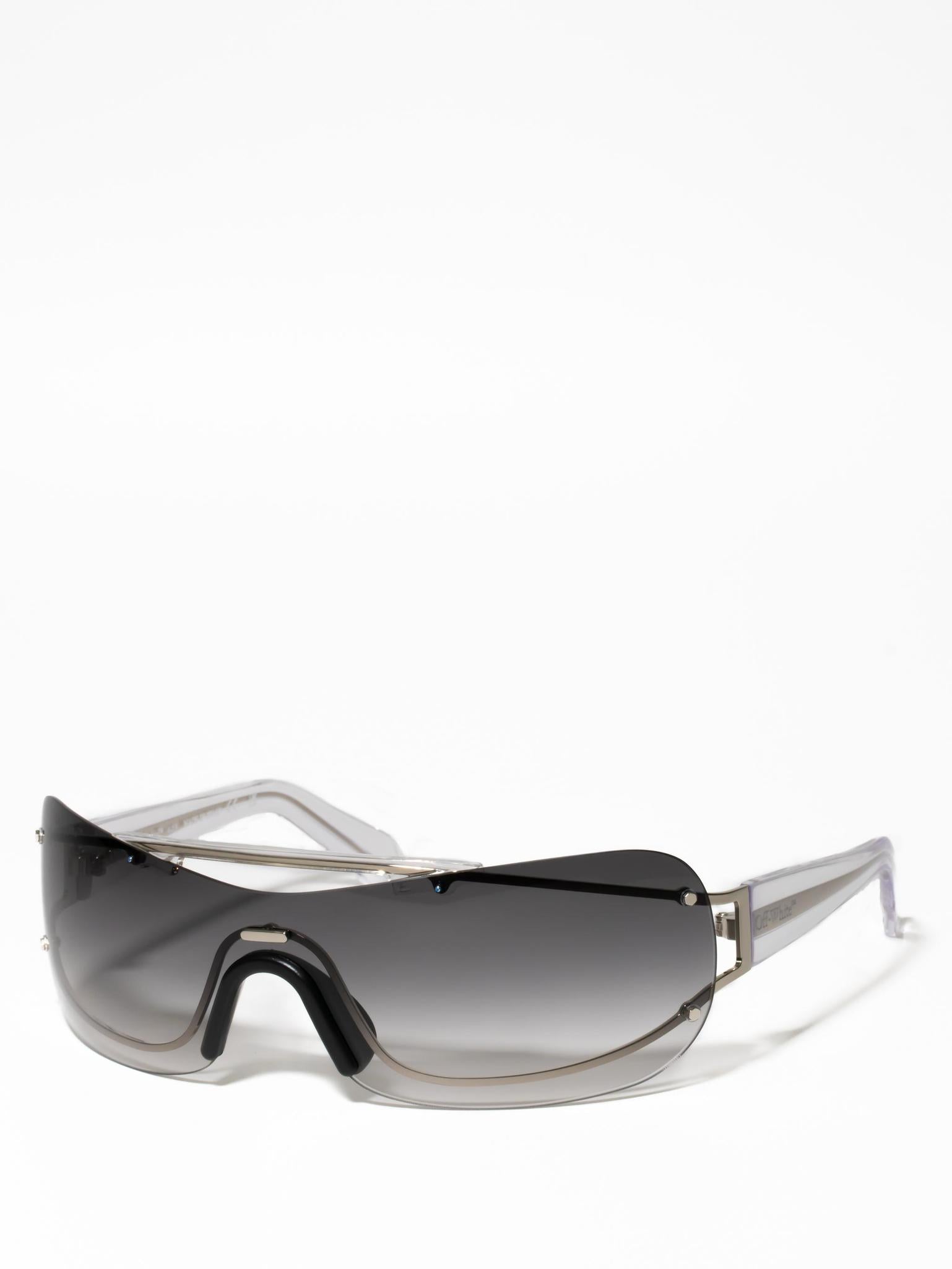 Big silver sunglasses best sale