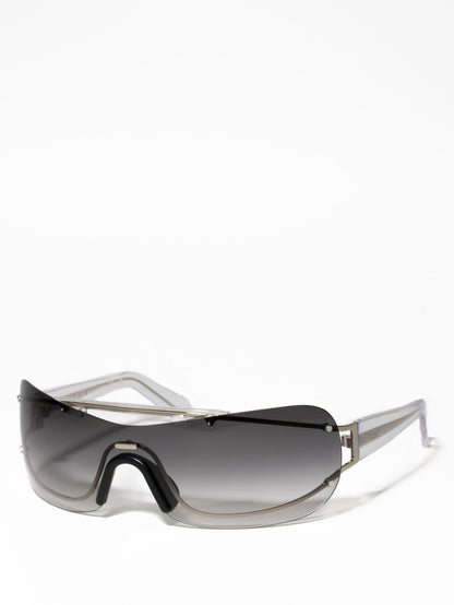 Off-White BIG WHARF Silver Sunglasses