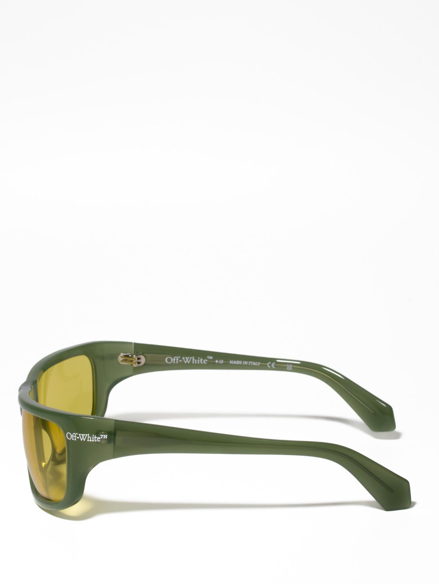 Off-White Bologna Sage Green Sunglasses