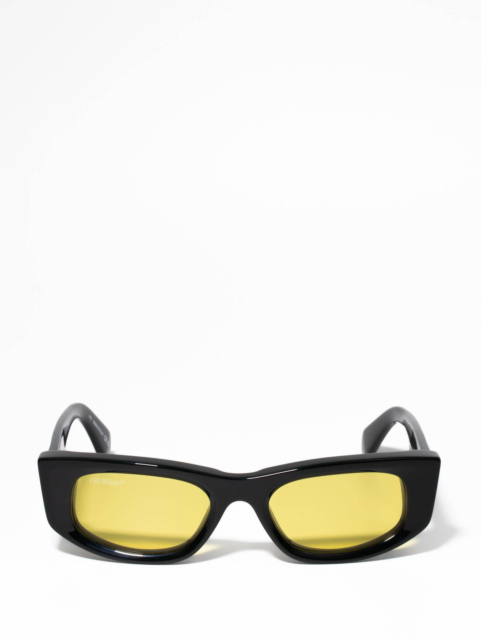 Off-White MATERA Black/Yellow Sunglasses