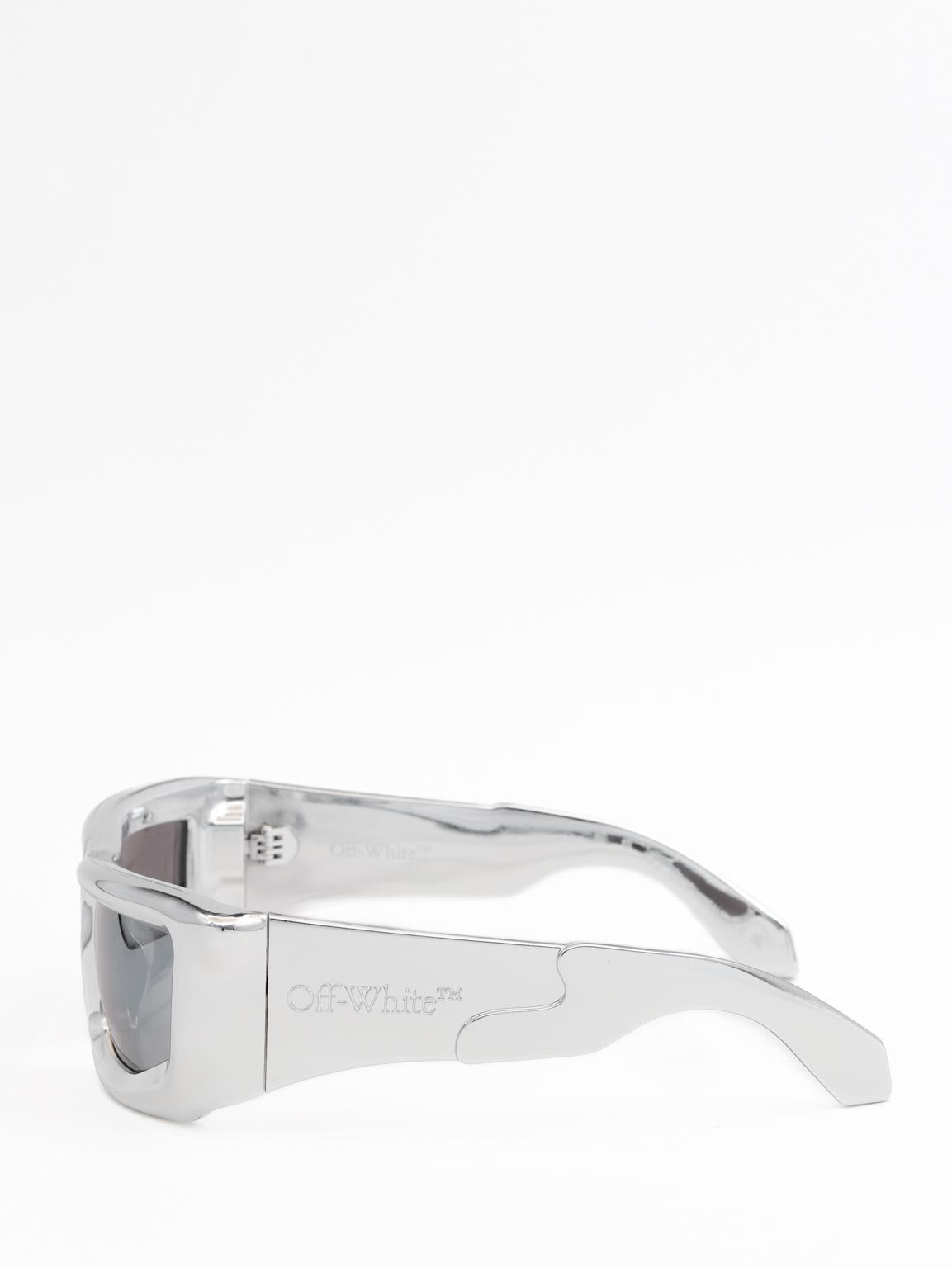 Off-White Volcanite Silver Sunglasses