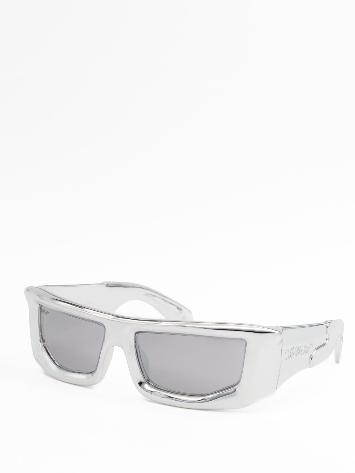 Off-White Volcanite Silver Sunglasses