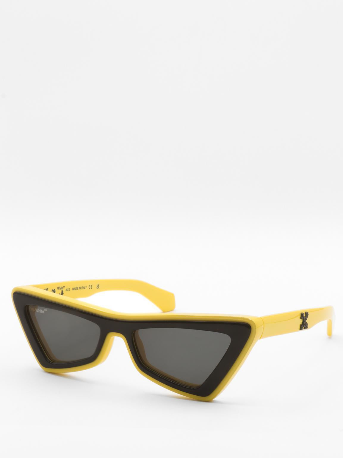 Off White ARTEMISIA Yellow Sunglasses