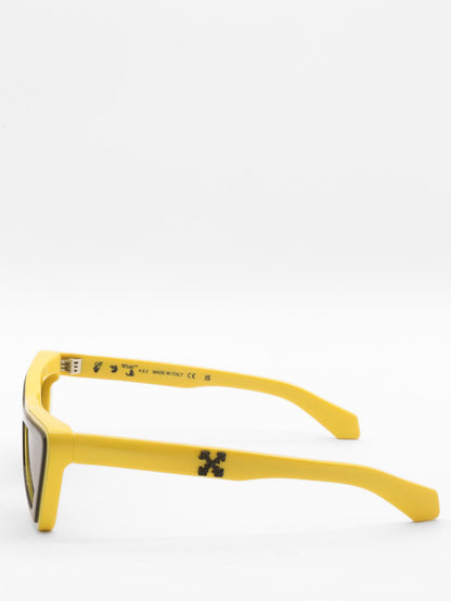 Off White ARTEMISIA Yellow Sunglasses