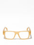 Off White OPTICAL STYLE 40 Sand Eyeglasses