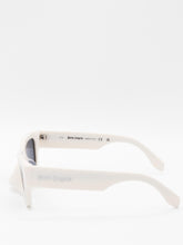 Palm Angels MYRTLE White Sunglasses