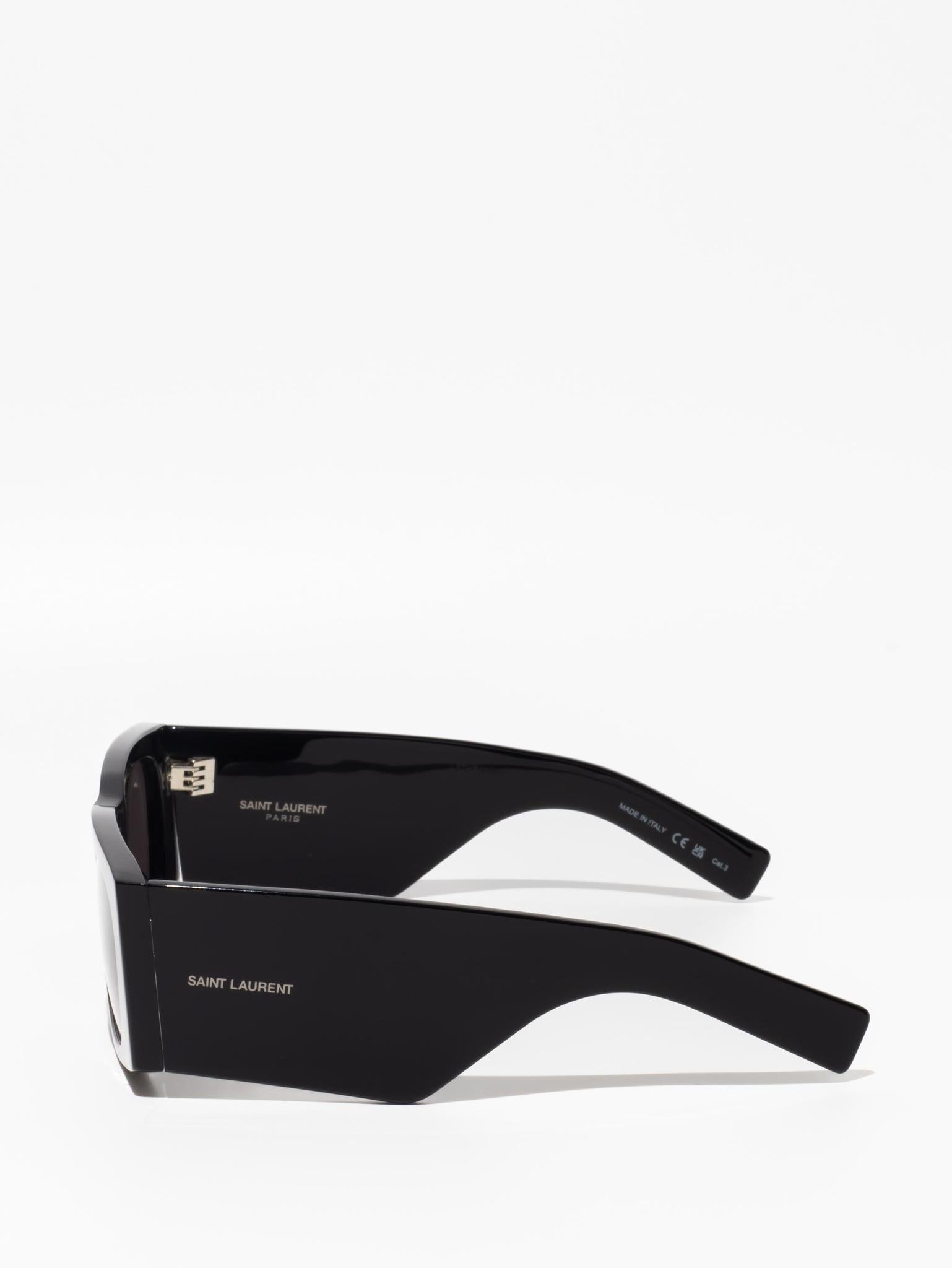 SAINT LAURENT | SL654 001 | BLACK | RECTANGLE SUNGLASSES