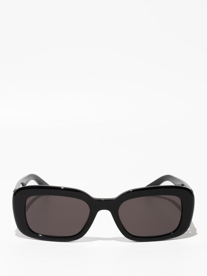 SAINT LAURENT | SLM130 001 | BLACK | RECTANGLE SUNGLASSES