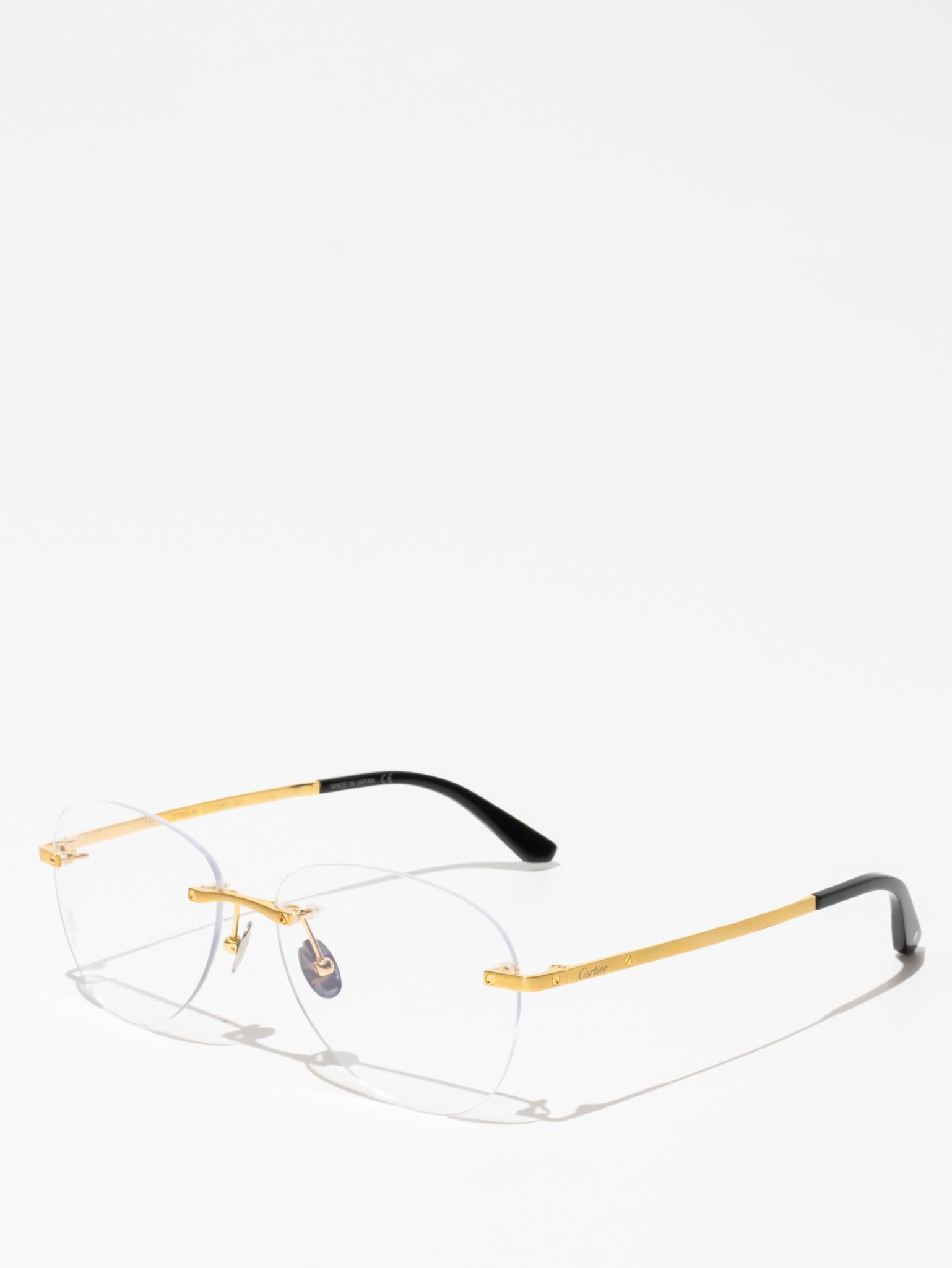 CARTIER | CT0254O 001 | SANTOS DE CARTIER EYEGLASSES