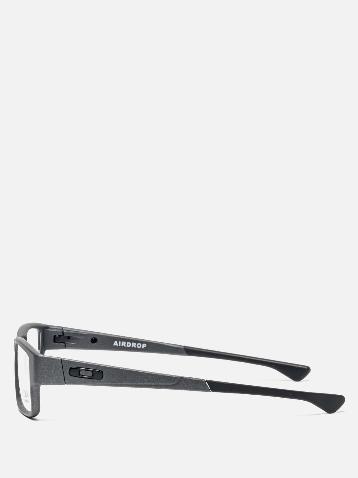 AIRDROP SATIN LIGHT STEEL RECTANGULAR EYEGLASSES