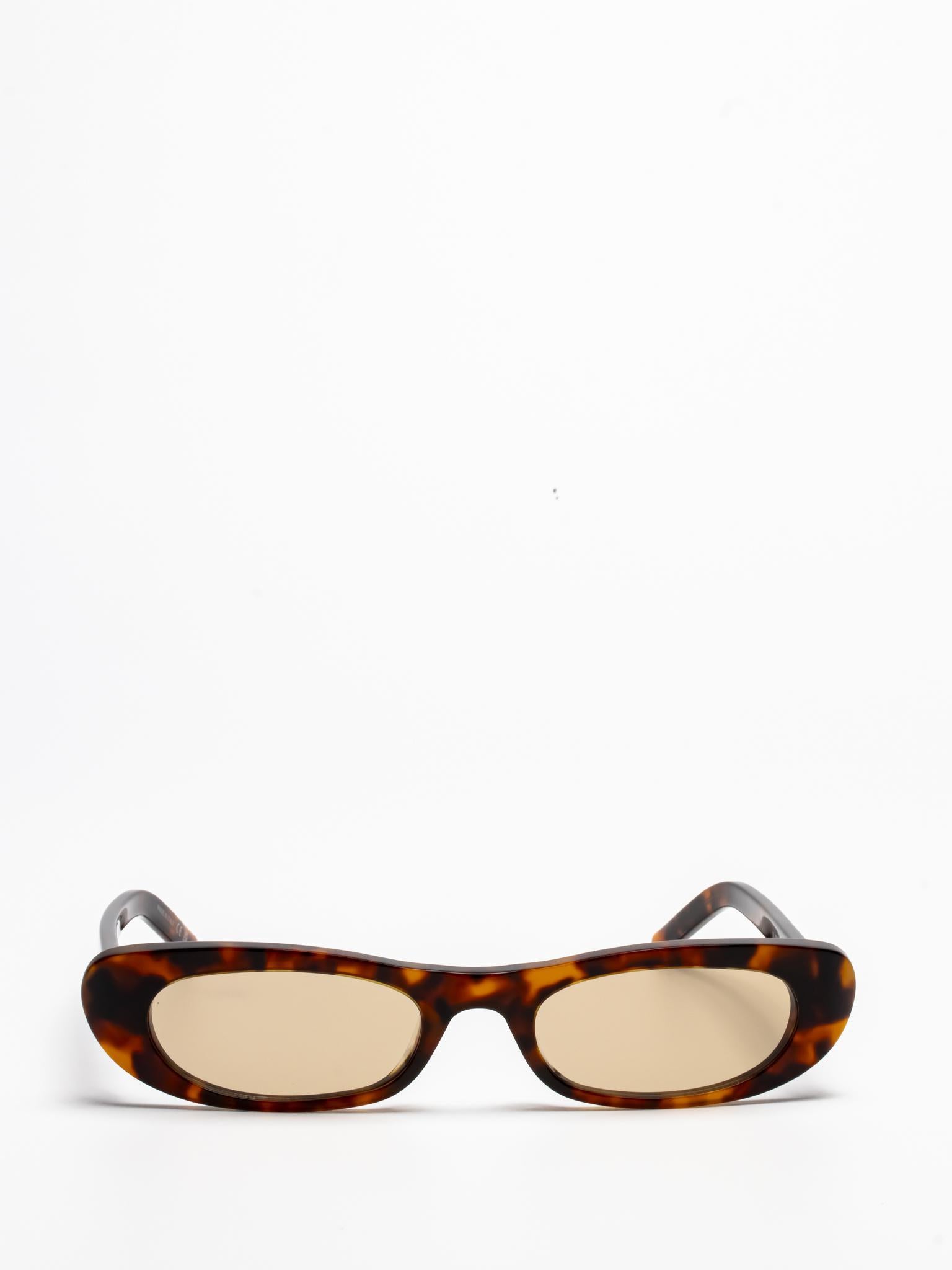 SL 557 008 | DARK HAVANA | OVAL SUNGLASSES