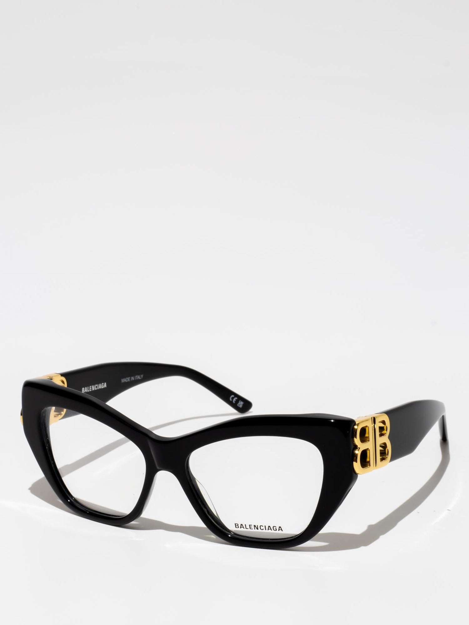 BALENCIAGA | BB0312O 001 | SQUARE CAT EYEGLASSES | BLACK