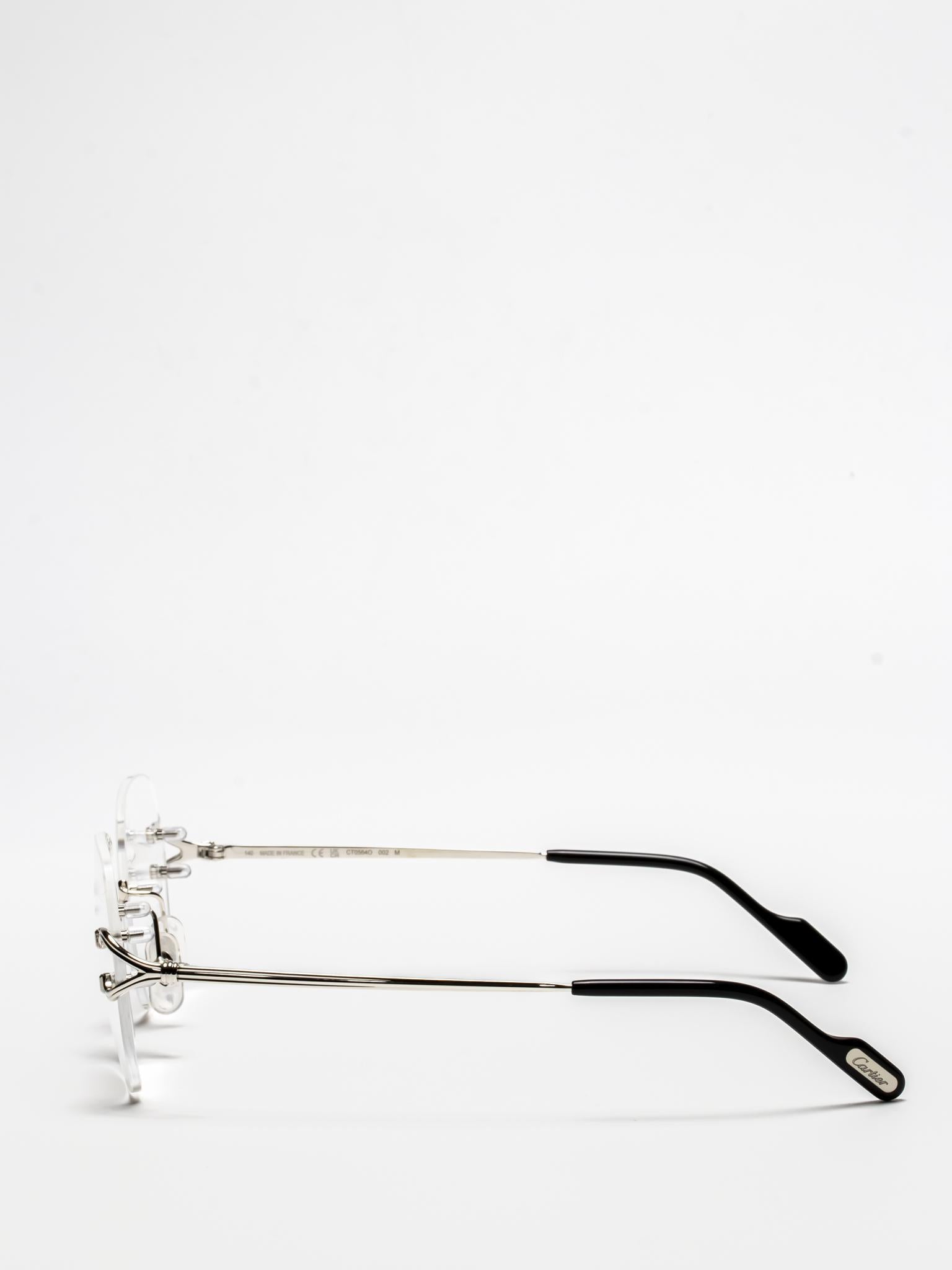 CARTIER CT0564O 001 C DÉCOR EYEGLASSES – Hall of Frames Company
