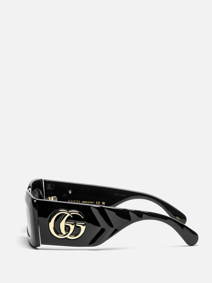 GG0811S 001 RECTANGULAR SUNGLASSES