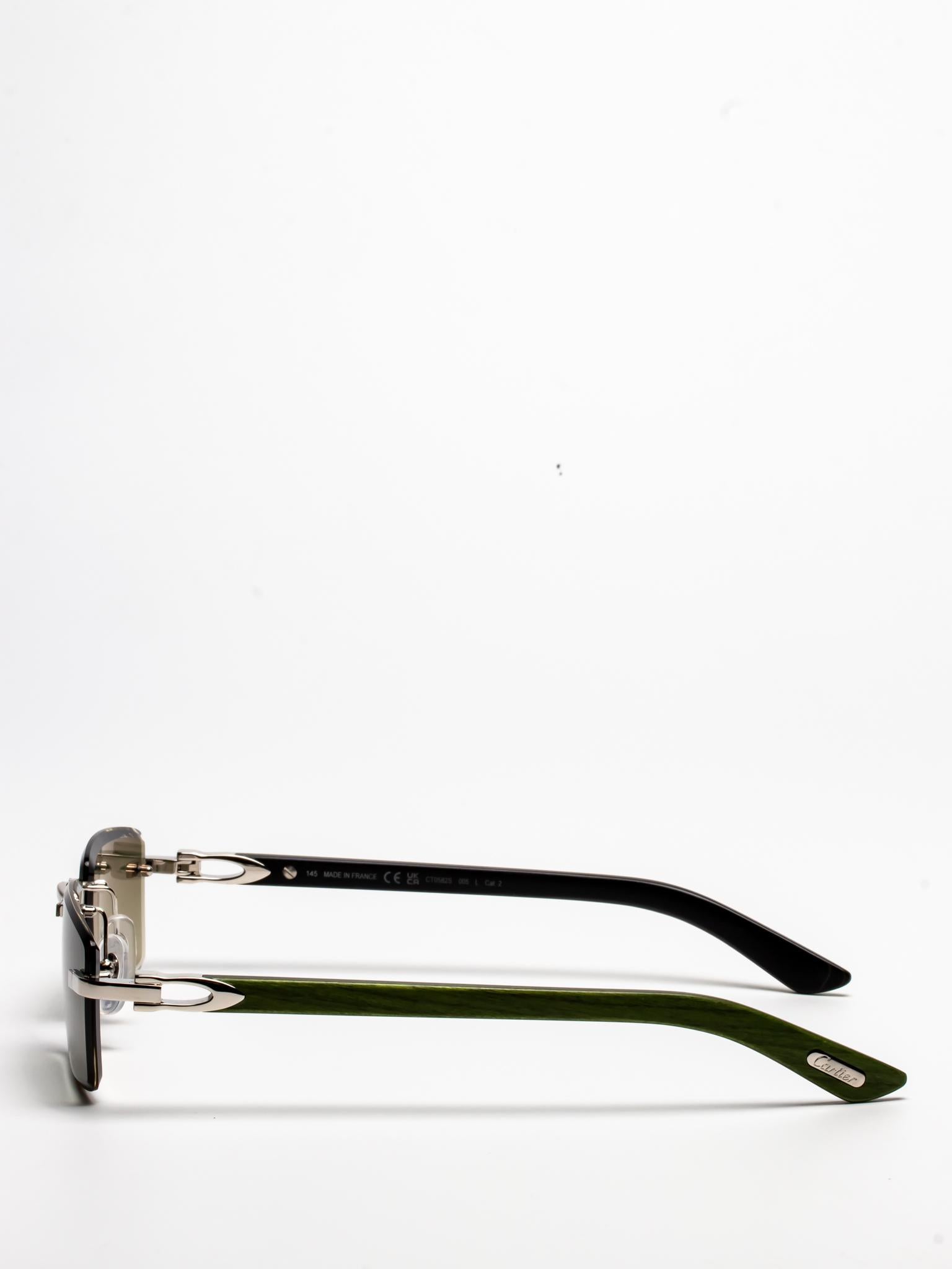 CARTIER | CT0582S 005 | C DÉCOR | WOOD SUNGLASSES – Hall of Frames