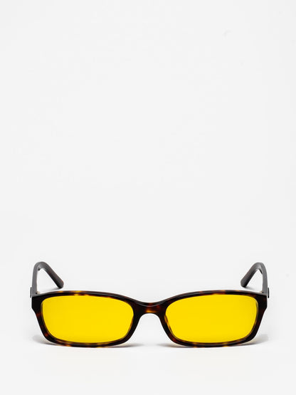 BURBERRY | B2073 3002 | DARK TORTOISE/YELLOW