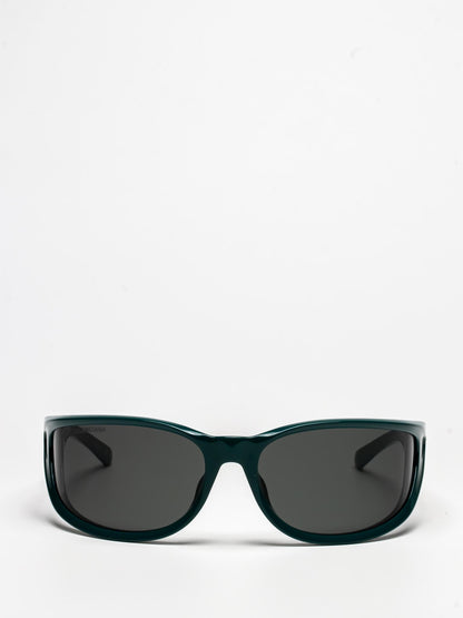 BB0124S 002 | TEAL | OVAL SUNGLASSES